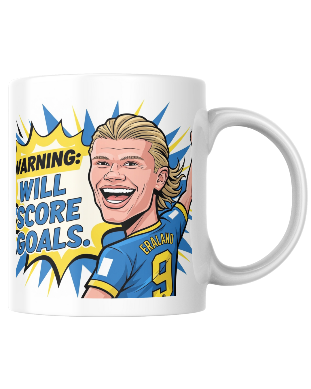 Caneca para Amante de Futebol com Estampa de Bola