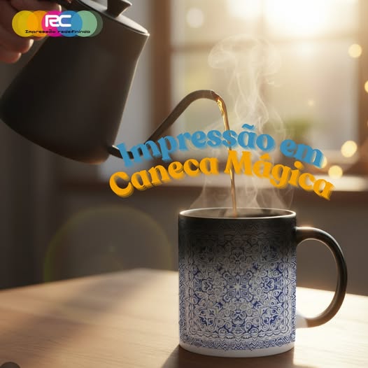 Caneca Mágica Mate Personalizável